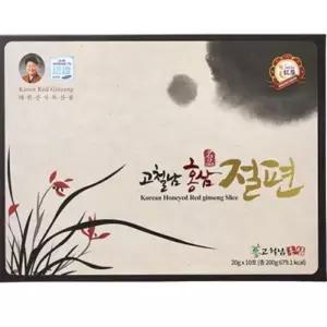 [선물세트] 고철남홍삼 홍삼절편세트 홍삼절임 당절임 (+쇼핑백 증정) 20g x 10포 1박