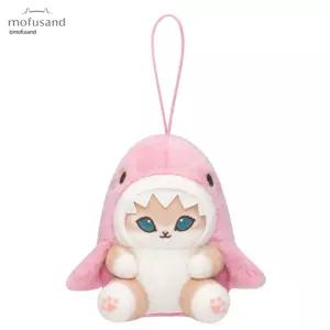 모후샌드 상어냥 마스코트 가방 고리 10cm 핑크키홀더 열쇠 냥인형링 냥고리 액세서리 키링