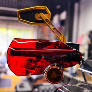 할리 데이비슨 소프테일 팻밥 2018-2023 로우 라이더 S 오토바이 핸드 쉴드 가드 핸들 보호대