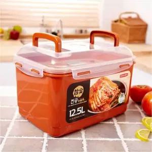 참숯 진공 누름독 김치보관 김치통 12.5L