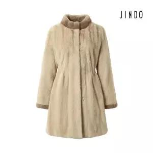 진도모피 진도 오리지널 컬러콤비 밍크 하프코트 JFHR01 1154693