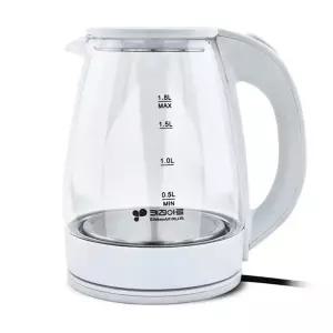 (1.8L) 강화 유리 전기 주전자/커피/포트/무선/휴대용/여행용/스텐/내열/키친/아트/스테인레스/멀티/캠핑