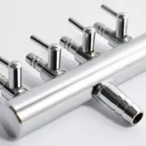 8구 공기 분배기 튼튼한 조절형 브로와 간편 공급기 분배기 8구 브로와 공급