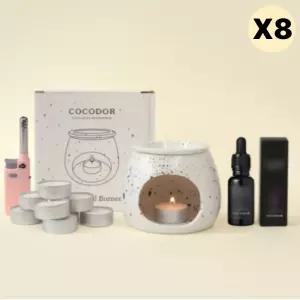 코코도르 페퍼민트 캔들 오일버너 세트 답례품 X8SET BNA