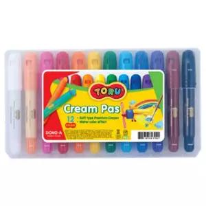 동아 펜타입 어린이 아기 부드러운 유아 크레파스 12색 어린이집 미술 크레용 활동 아동 용품 초등 학교 학