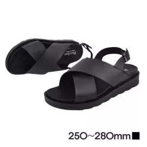 심플 모던한 캐쥬얼 블랙 샌들 비즈니 WC8DA82