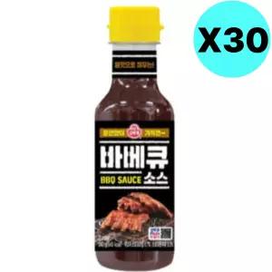 오뚜기 바베큐 BBQ 스테이크 소스 훈연향 30개 업소용 BNS