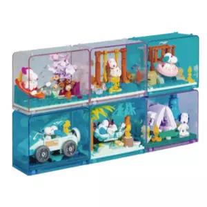 오타마톤 블록 퍼즐 수집품 스누피박스빌딩 피너츠6종 BNS