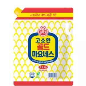 오뚜기 골드 마요네스 스파우트 팩 3.2kg 벌크 대용량 BNS
