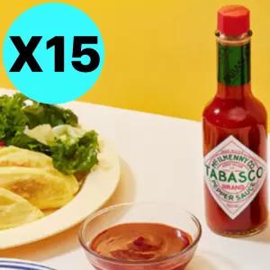 오뚜기 타바스코 핫소스 피자 타코 소스 150ml X 15개 BNS