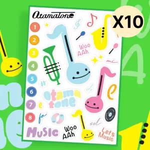 오타마톤 굿즈 데코스티커 사무문구용품 다꾸 그린10p BNS