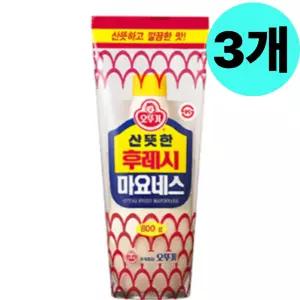 오뚜기 후레시 마요네스 샐러드 디핑 소스 800g X 3개 BNS