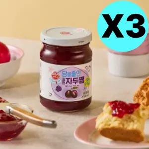 오뚜기 당을 줄인 김천 자두 쨈 과일 잼 3개 저칼로리 BNS