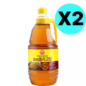 오뚜기 요리 올리고당 요리당 2.45kg X 2개 물엿 설탕 BNS