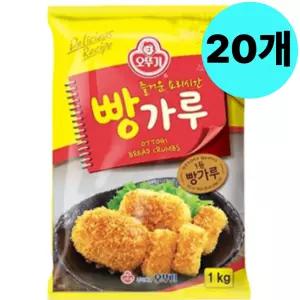 오뚜기 빵가루 튀김 가루 1kg X 20개 대용량 업소용 BNS