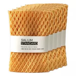 살림스탠다드 친환경수세미 천연 옥수수 제로웨이스트 주방수세미 6겹