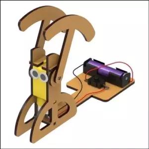 ( )DIY 스키 로봇 썰매 만들기 키트 겨울 활동 과학 수업 체험 교구