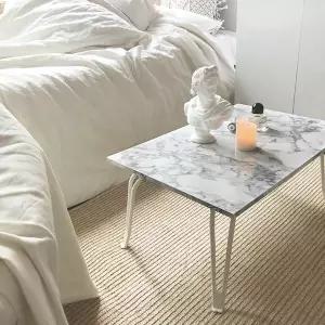 (무료배송) 대리석무늬 800접이식 좌식테이블 접이식책상 BJ5626