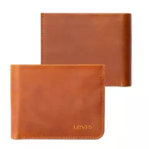 [리바이스]리바이스 가죽 남자 반지갑 브라운