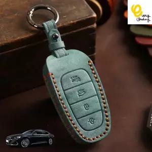 더뉴 그랜저ig 워싱 소가죽 키링 차키케이스 차량용품