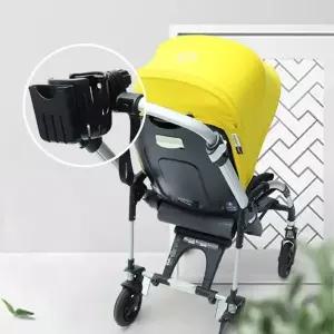 ( )핸드폰 거치대 유모차 컵홀더 트레이 웨건 휴대용 텀블러 휠체어 푸쉬카 커피 음료수 물병 걸이 핸들 꽂
