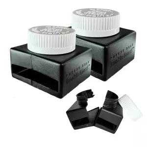 버클 가드 안전벨트 버튼 커버(2-Pk)는 및 장애 성인이 버스 상용 밴에서 버클을 풀지 못하도록