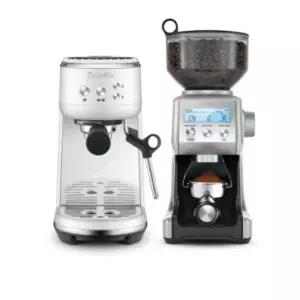 브레빌 에스프레소 머신 화이트 그라인더 세트 홈카페