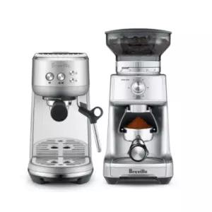 브레빌 에스프레소 머신 실버 그라인더 세트 분쇄