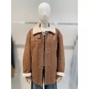 갤러리아 시슬리 (25겨울) 더블 페이크 레더 무스탕 SALE33561 CA