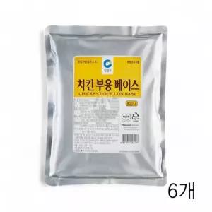 WL 대상주식회사 청정원 치킨 부용 베이스 800g X 6개 치킨파우더 분말가루 식자재 조미료