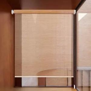 대나무 블라인드 시원한 여름 커튼 카페 사무실 파티션 가림막 인테리어 롤스크린