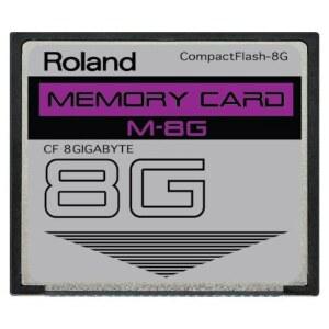 MC-808, SP-404, SP-555, V-Synth, G-70, TD-20, 팬텀 등을 위한 롤랜드 8GB M-8G 컴팩트플래시 CF 메모리 카드