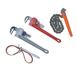 스마토 스틸 알루미늄 파이프 퀵 체인렌치 벨트렌치