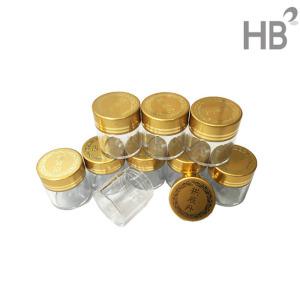 한문 금뚜껑 공진단청병(대) 무광 100개 / 한약케이스 한약병 환약병 공병 환케이스