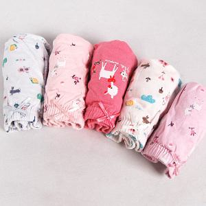 필굿 여아동 유아 주니어 순면 삼각팬티세트 댄비(5매) 아기 초딩 초등학생 중학생 청소년속옷