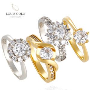 루이골드 신상 다이아 세트 반지 목걸이 귀걸이 팔찌