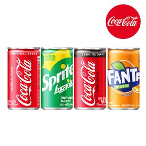 코카콜라 제로/환타/스프라이트/미니 190ml 미니캔