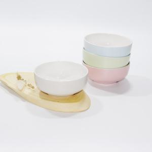 한국도자기 칼라웨어 대접 1p 4color 13cm 국그릇