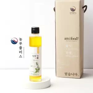 농부플러스 국산 냉압착 생들기름 180ml 1병 선물세트