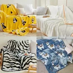 프리미엄 겨울 대형 담요 무릎담요 블랭킷 극세사 밍크이불 캠핑