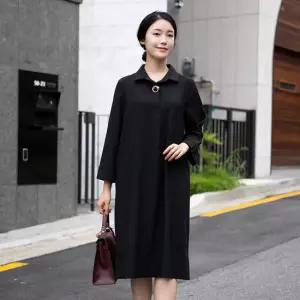 엄마옷 브로치 카라원피스 1GHJ14774 중년여성 마담 60 70대  빅사이즈 할머니