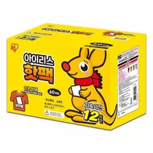 아이리스 핫팩 의류 부착용 60개 코스트코 포카포카 붙이는핫팩