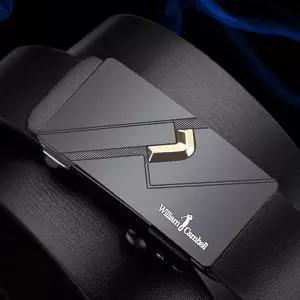 윌리엄캠벨 명품 소가죽 남성 정장 벨트 자동 버클 POLO7118