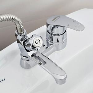 국산 세면대 수전 (해피4600) 대성금속 세면기 샤워 겸용 수도꼭지 2홀 3홀 투홀 세면 4인치 국내산