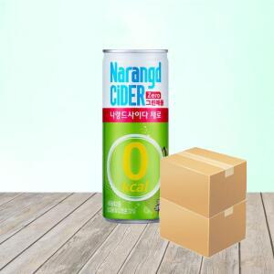 나랑드사이다 제로 그린애플 245ml x 60캔/음료