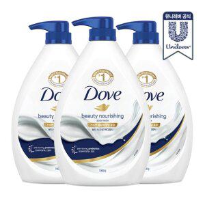 [무료배송] 도브 바디워시 1L 3개