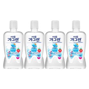 가그린 어린이 구강청결제, 딸기향, 380m, 4개