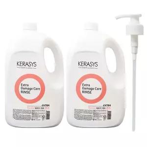 케라시스 엑스트라 데미지케어 대용량 린스 4000ml x 2개 펌프 리필용