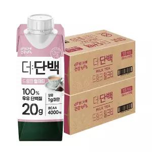 빙그레 더단백 드링크 밀크티 250ml 36팩 / 프로틴 음료