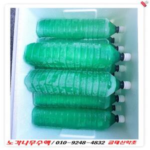 노각나무수액(고산지대/첫물) 4.5리터/1.5리터 페트병 3개